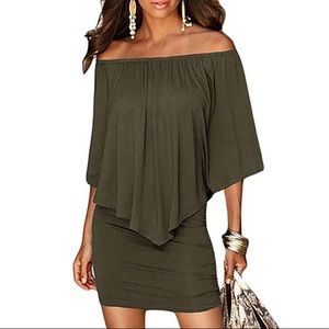 🔻2for$12🔻NWOT Green Mini Dress